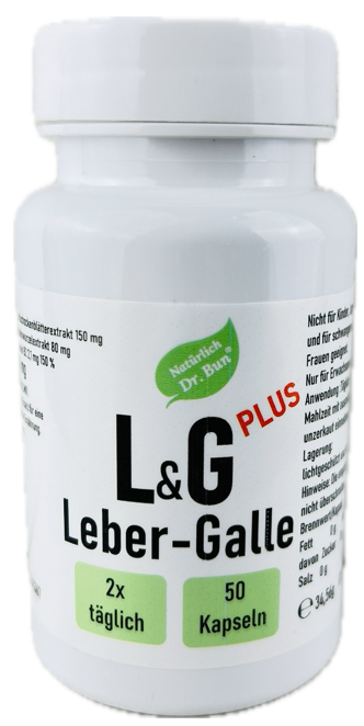 Leber-Galle Plus Kapseln 50ST Dr Bun