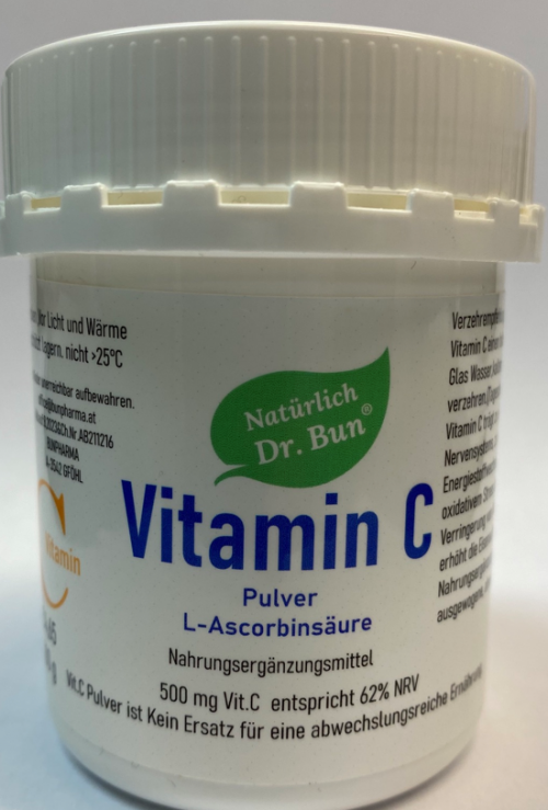 Vitamin C Pulver  Dr Bun 100 G
