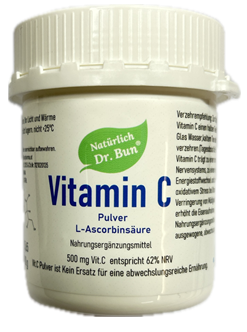 Vitamin C Pulver Dr Bun 100 G
