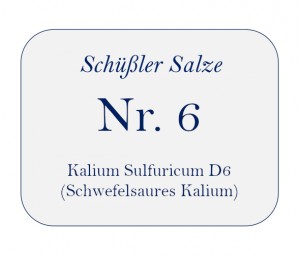 Nr.6 Kalium Sulfuricum D6 100g