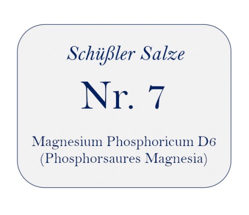 Nr. 7 Magnesium Phosphoricum D6 100g