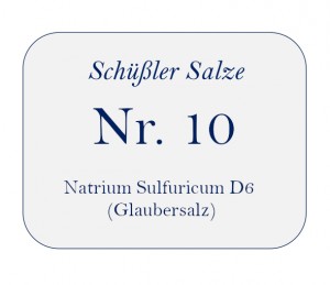 Nr. 10 Natrium Sulfuricum D6 100g
