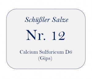 Nr.12 Calcium Sulfuricum D6 100g