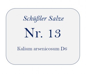 Nr. 13 Kalium arsenicosum D6 100g