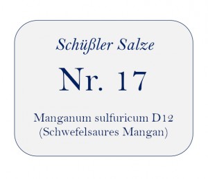 Nr.17 Manganum sulfuricum D12 100g