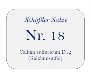 Nr.18 Calcium sulfuratum D12 100g