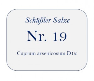 Nr.19 Cuprum arsenicosum D12 100g