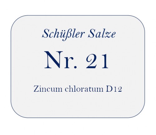 Nr. 21 Zincum chloratum D12 100g