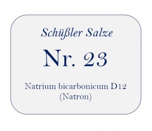 Nr.23 Natrium bicarbonicum D12 100g