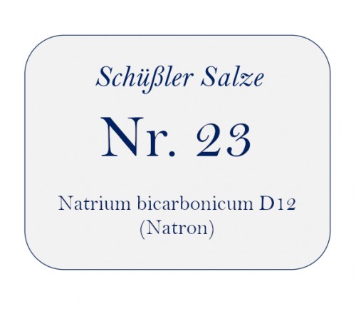 Nr. 23 Natrium bicarbonicum D12 100g