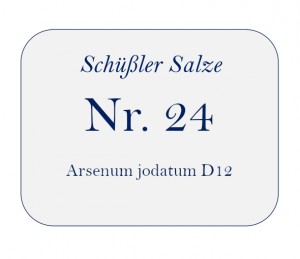 Nr. 24 Arsenum jodatum D12 100g