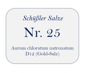 Nr. 25 Aurum chloratum natronatum D12 100g