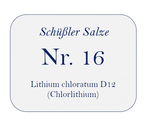 Nr.16 Lithium chloratum D12 250g
