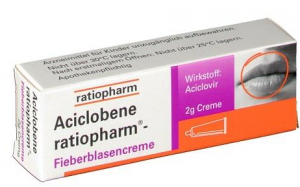 Aciclobene ratiopharm® Fieberblasencreme 