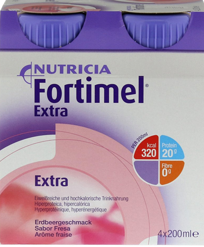 Fortimel Extra Erdber 4x200ML
