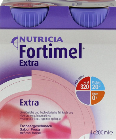 Fortimel Extra Erdber 4x200ML 