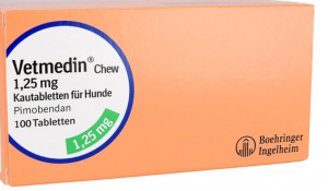 Vetmedin Chew 1,25 mg Kautabletten für Hunde 100 STK