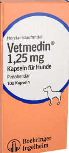 Vetmedin 1,25 mg - Kapseln für Hunde 100 STK