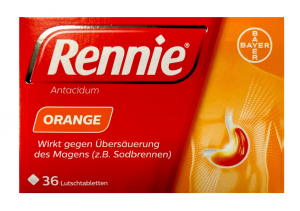 Rennie Antacidum Orange Lutschtabletten 36 Stk