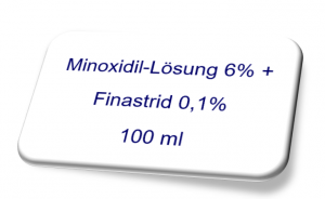 Minoxidil-Lösung 6% +Finastrid 0,1%  100 ml