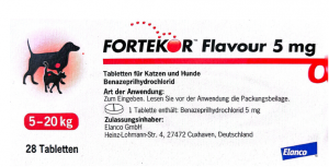 FORTEKOR FLAVOUR 5 MG TAB HUNDE UND KATZE