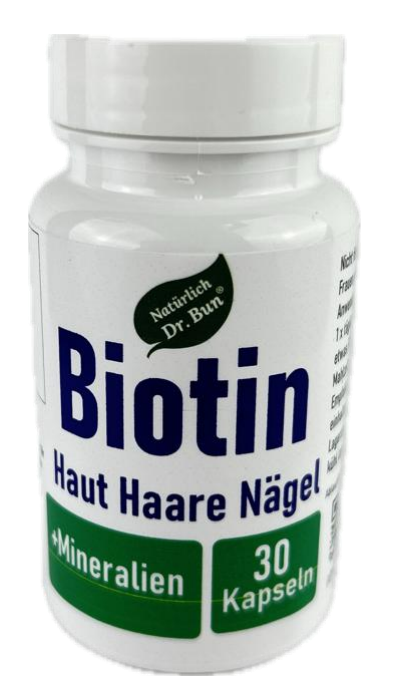 Biotin 7,5 MG + Mineralien 30 Kapseln Dr. Bun