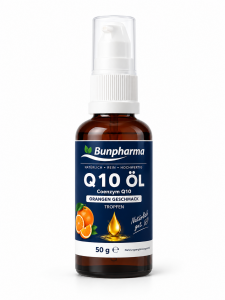 Q10 Öl – Coenzym Q10 mit Vitamin E | Orangengeschmack | 50 g